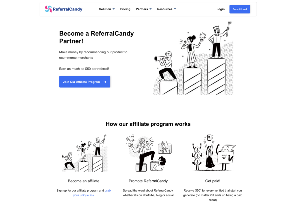 ReferralCandy program