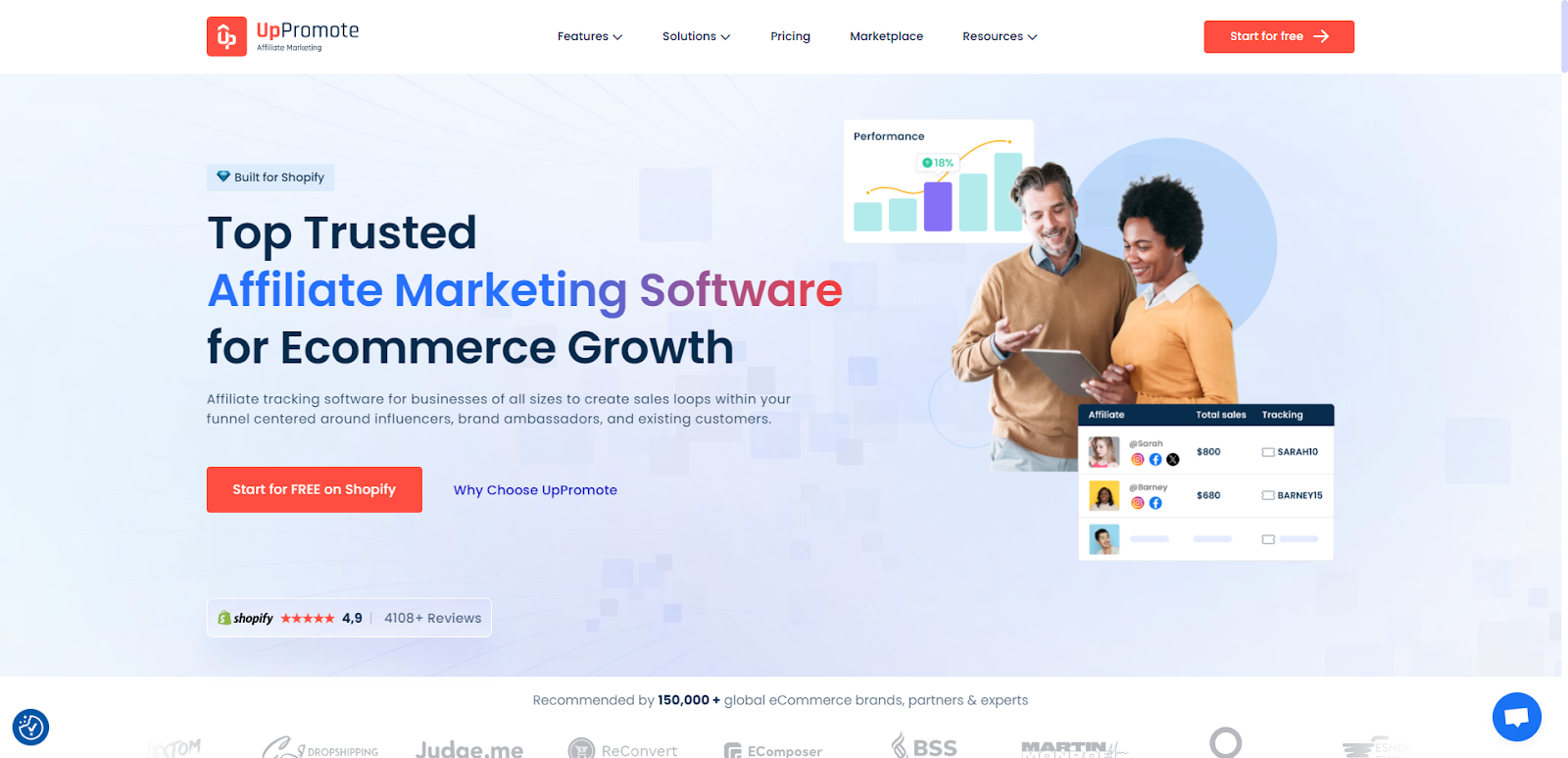 UpPromote affiliate marketing tool