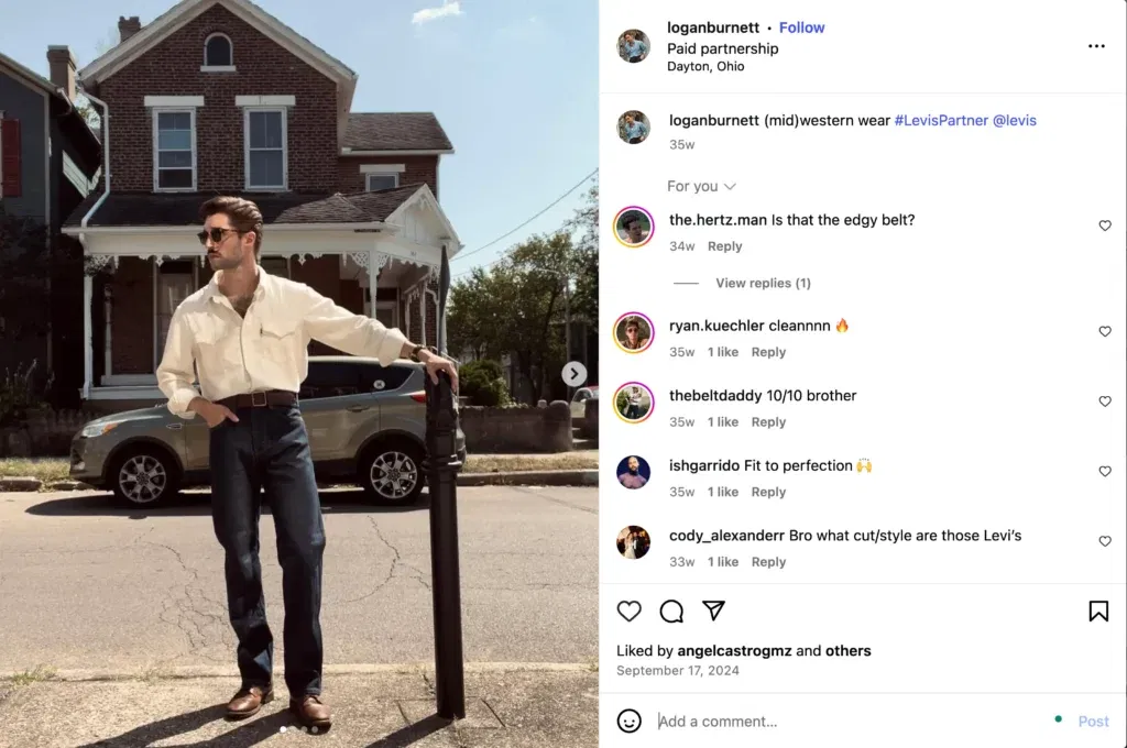 Levi’s micro influencer campaigns