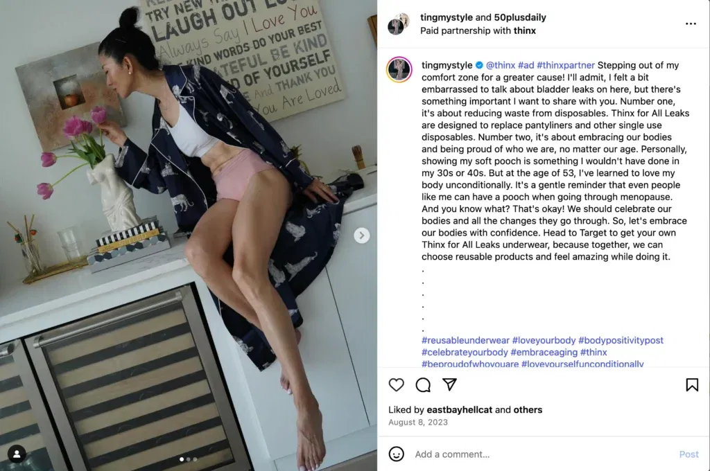 Thinx micro influencer campaigns