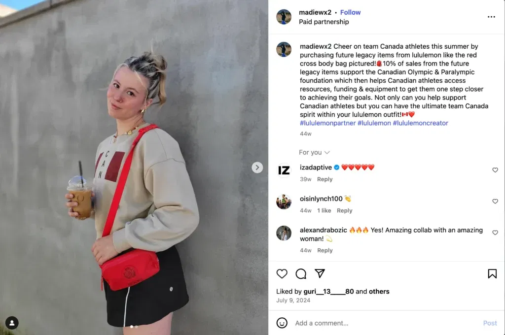 Lululemon micro influencer campaigns