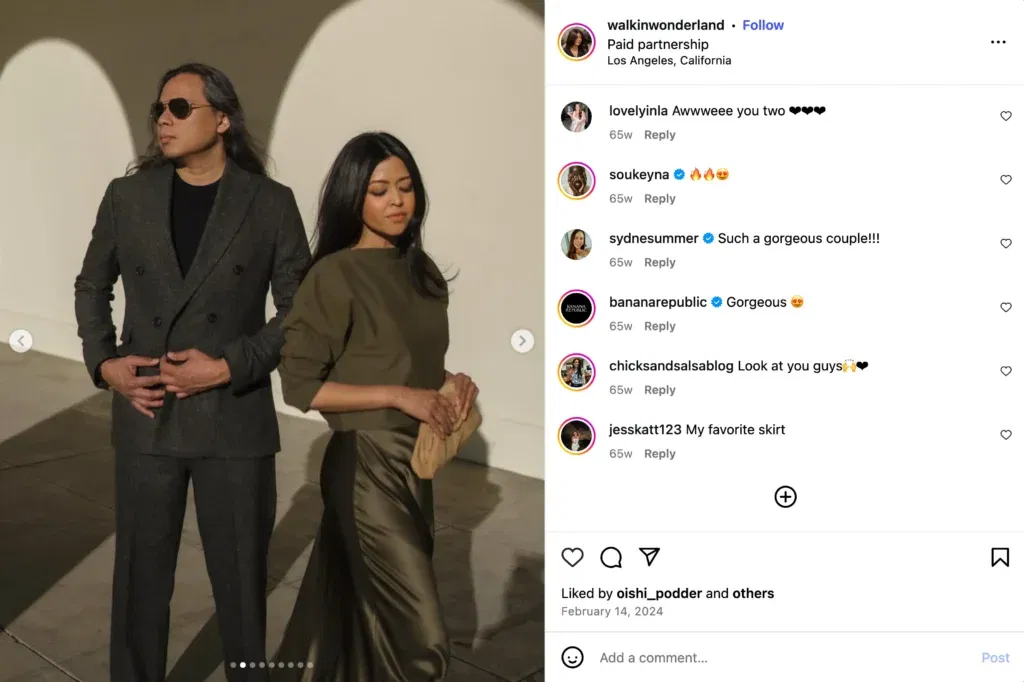 Banana Republic micro influencer campaigns