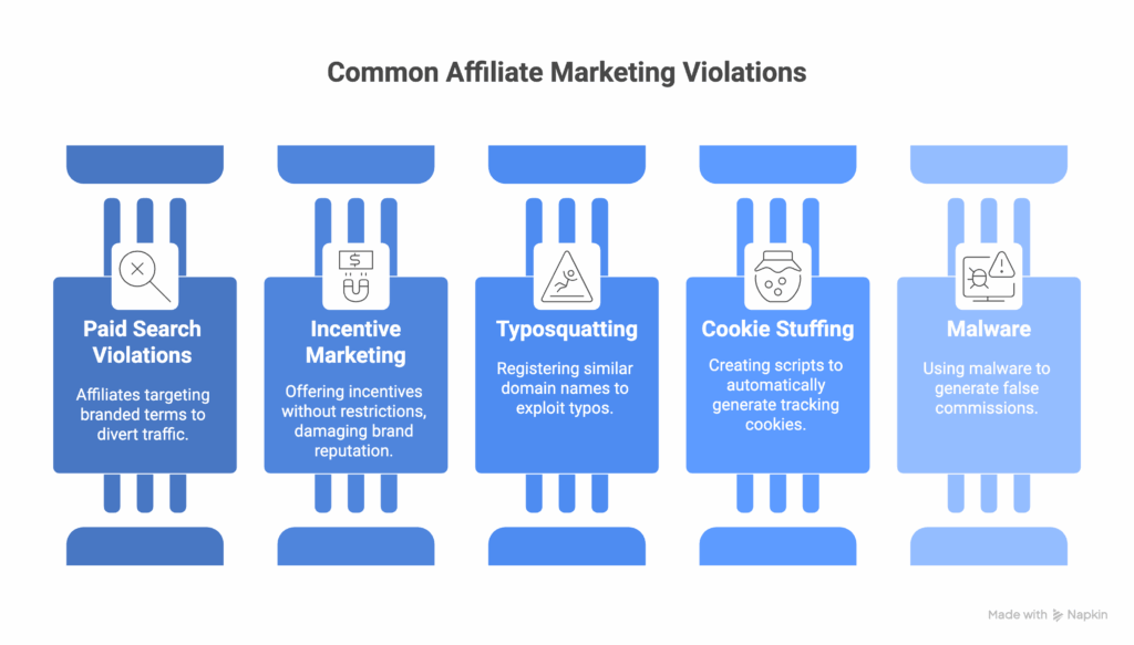 Common Affiliate Marketing Agreement Violations