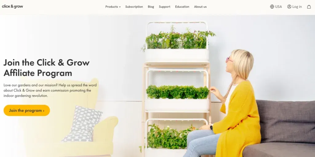 click and grow affiliate program