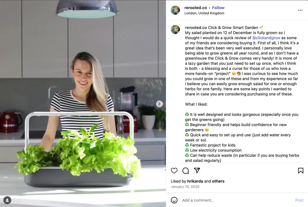Click and Grow Influencer Acquisition