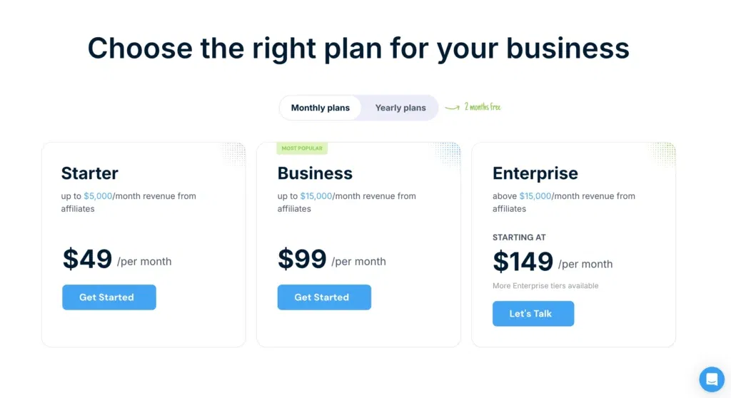 How much does FirstPromoter cost?