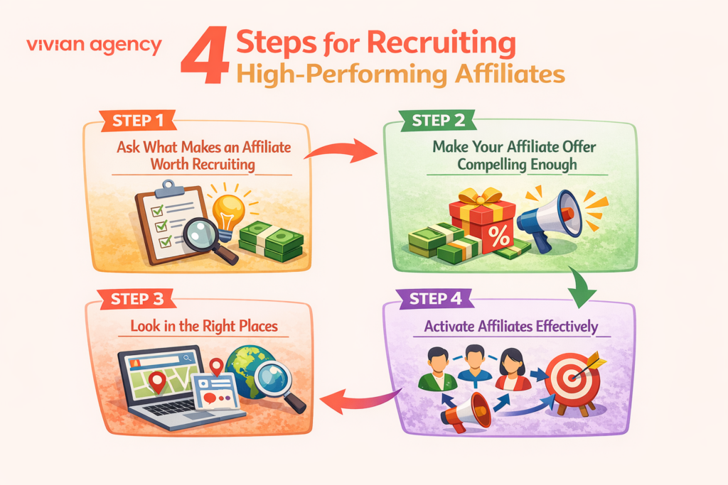 How to Recruit Affiliates: 4 Steps to Creating Partnerships that Drive Sales 2 how to consistently attract and engage affiliates